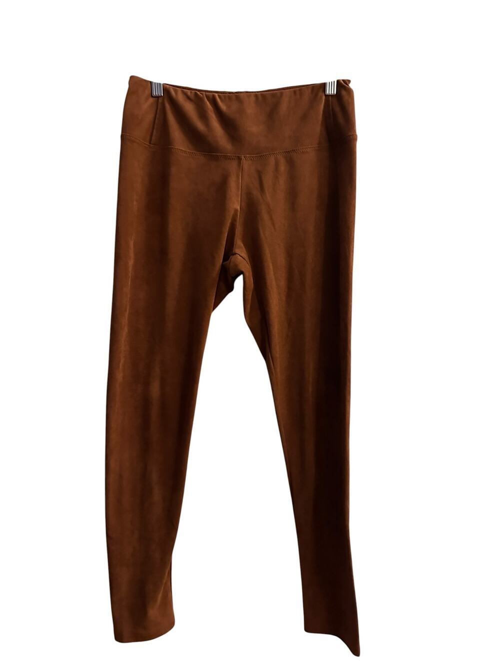 Bagatelle Tan Vegan Suede Skinny Ankle Leggings Women Sz S